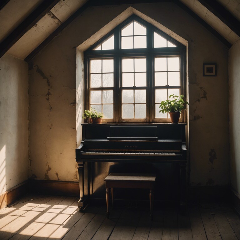 As the piano keys fall, each note seems to tell its own story – a story of lost dreams and the lingering power of memory. The music invites one to reflect on past sorrows while subtly empowering the listener to embrace their vulnerability and find beauty in sadness.