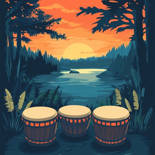 Transport yourself to a serene tribal landscape with this calming instrumental composition. Featuring gentle percussion and natural ambient sounds, this tranquil piece captures the essence of ancient native traditions, creating an atmosphere of peace, reflection, and timeless connection to nature.