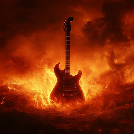 A powerful instrumental featuring deep bass, intense drums, and soulful guitar solos, forging an emotional heavy metal experience through passionate and cathartic soundscapes.