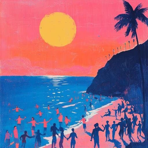 An energetic track that captures the essence of a sunset beach party, merging vibrant rhythms with laid back grooves. Perfect for dancing the evening away under orange skies.