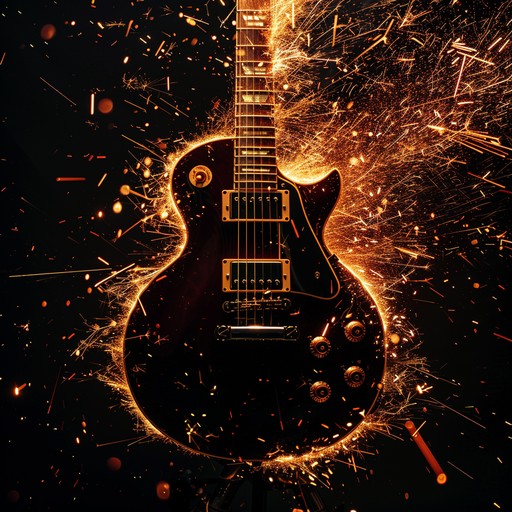 Ignite your senses with thunderous riffs and blazing solos creating an electrifying atmosphere. Rapid tempos and fierce guitar work guide this energetic ride, evoking empowerment and excitement