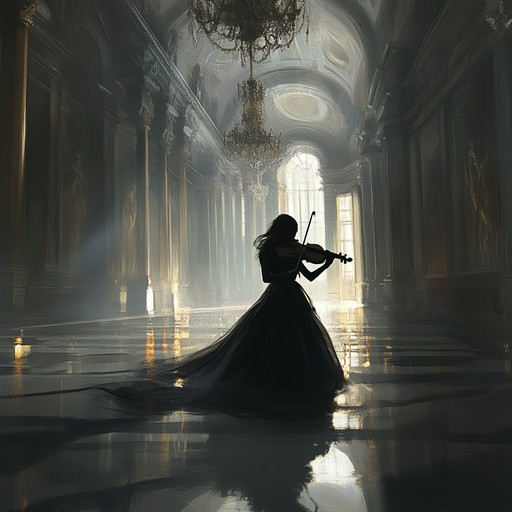 A haunting instrumental waltz that evokes tension and mystery within a shadowed, opulent ballroom. Delicate melodies intertwine with dark undertones, drawing listeners into a dance of intrigue.