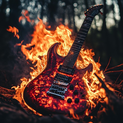 A high energy fusion of heavy metal riffs and tribal ethnic percussion. Distorted guitars meet primal rhythms, creating an explosive atmosphere filled with raw energy and aggression.