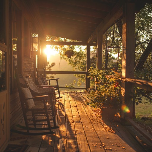 An instrumental piece that captures the gentle, peaceful essence of a summer evening on a rural american porch. Featuring soft, fingerpicked acoustic guitar melodies that flow smoothly, complemented by subtle harmonica and violin accents. This track aims to take listeners on a serene journey through the nostalgic and comforting sounds of americana.