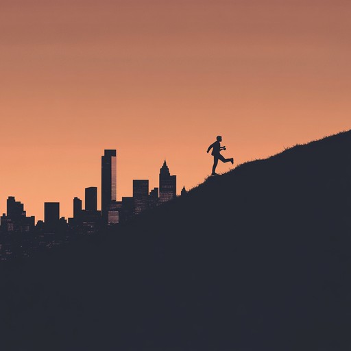 An instrumental composition that uses driving rhythms and subtle melodies to create a sense of building tension and anticipation, perfect for corporate settings emphasizing high stakes and success under pressure