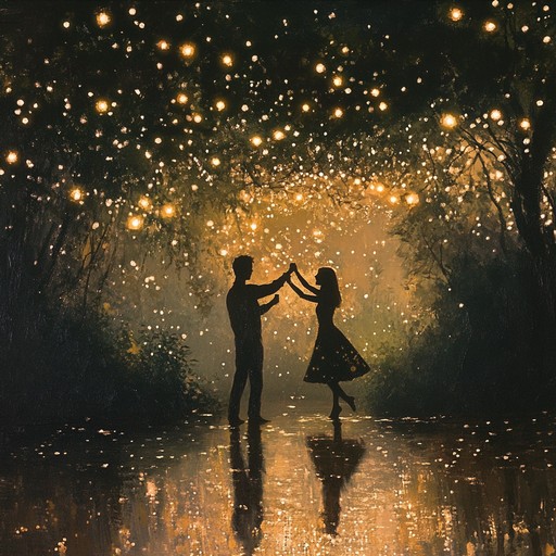 Compose a delightful instrumental with warm guitar strings that celebrate love as twilight envelops the sky. This piece should feature gentle strumming patterns and heartfelt harmonies, making it an ideal backdrop for an intimate, festive romantic setting.