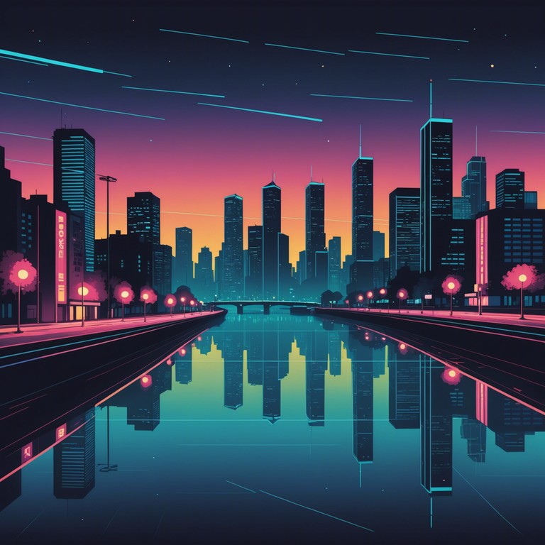 This track features a sophisticated fusion of steady electronic beats and airy synth pads, creating a serene yet vibrant soundscape ideal for night drives through a lit up city. The smooth flow offers an elegant take on electro, blending technology with a touch of the retro futuristic.