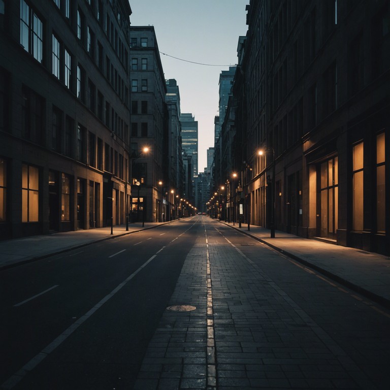 This track captures the essence of wandering through a silent urban landscape at midnight, engulfed in a wave of introspection and solitude. The minimalistic soundscape enriched with echoing footsteps mimic the loneliness in a vast city.