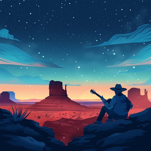 A sensual instrumental piece with a cowboy's twang, echoing across the starry desert. Perfect for romantic nights, captures longing under the infinite sky.