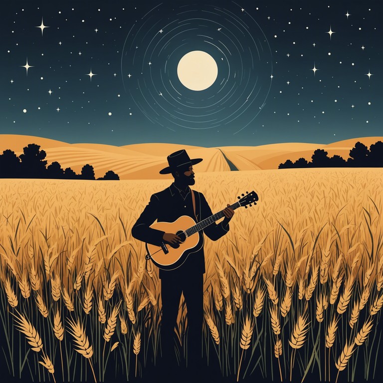 A deeply contemplative bluegrass composition, merging traditional acoustic elements with a lingering sense of introspection. The piece utilizes the emotional depth of a solitary banjo player contemplating under the vast, starlit sky, musically translating the beauty and solitude of rural americana.