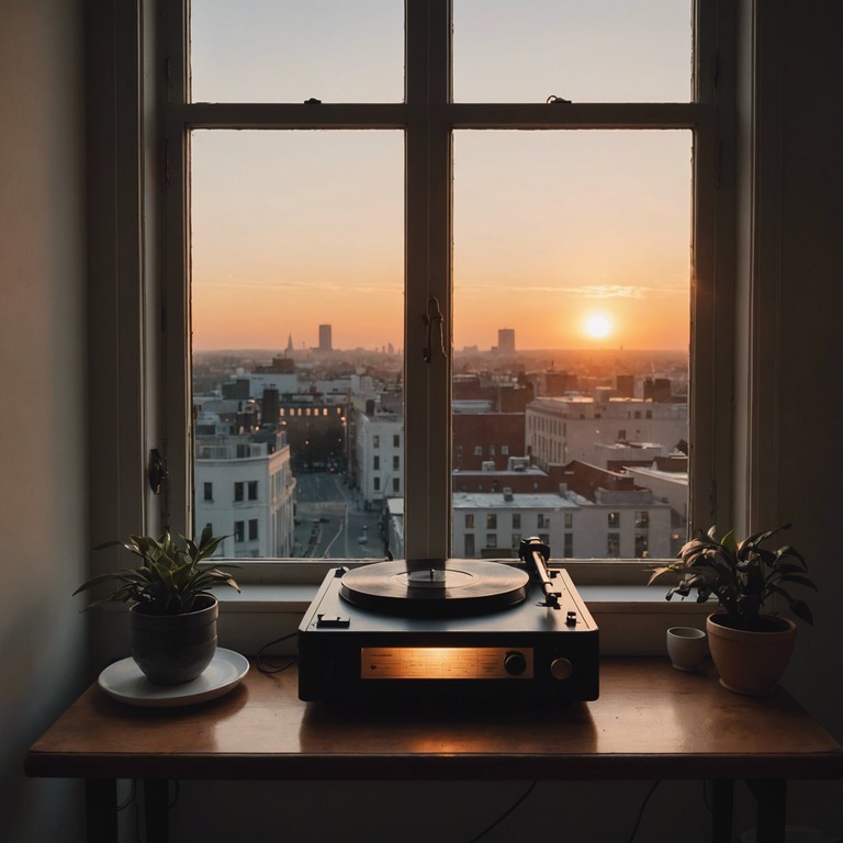 This track evokes the golden era of soulful oldies, with rich, warm melodies that gently flow over subtle, softly tapping rhythms. Infused with nostalgic undertones, it captures the essence of sitting by the window late afternoon, watching the sun set over a sepia toned cityscape.