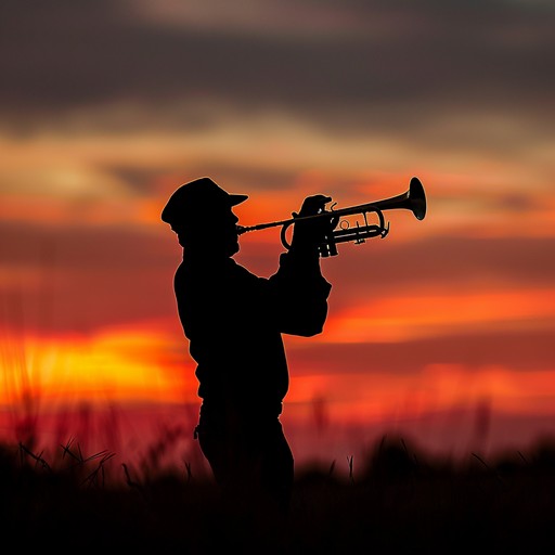 A solemn instrumental capturing the essence of melancholy and patriotism, using a slow, soulful brass arrangement. The song evokes reflections on the past, honoring sacrifices and fostering deep emotional connection to the homeland. Subtle harmonies and restrained dynamics help create an introspective atmosphere, suitable for remembrance and national pride.