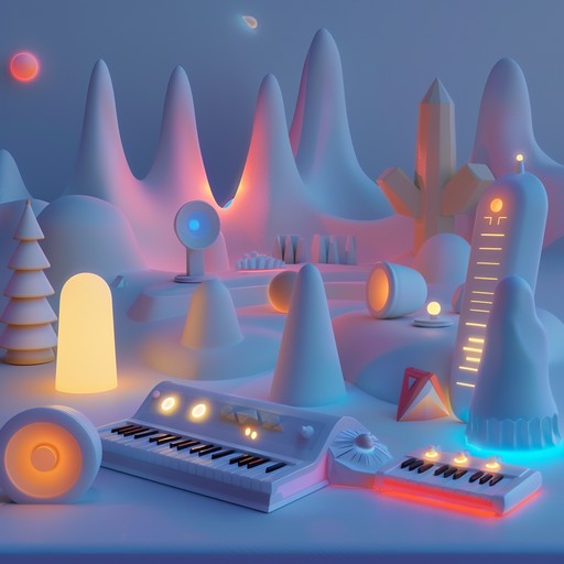 A harmonious fusion of playful toy sounds and serene electronic tones, crafting a dreamlike, meditative atmosphere that feels both innocent and spiritually enlightening