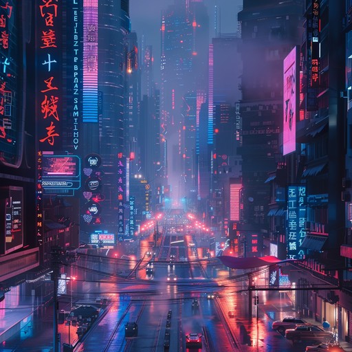 Immerse in a high octane pursuit through a sprawling, neon soaked metropolis. Pulsating synthesizers drive the rhythm, creating an electrifying atmosphere. Perfect for a futuristic, dystopian setting.