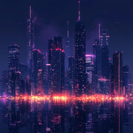 Create a serene cyberpunk atmosphere with lush synthetic pads and minimal beats, evoking a sense of tranquility in a neon lit dystopian world. The music should blend soothing ambient textures with subtle futuristic elements, providing a peaceful escape.