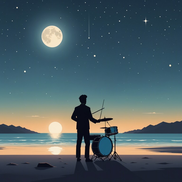 This track features gentle rhythms reflective of a serene night on a tropical island, where the ocean whispers and stars twinkle in unison. The music aims to transport listeners to a peaceful beachside, enveloping them in warmth and comfort.