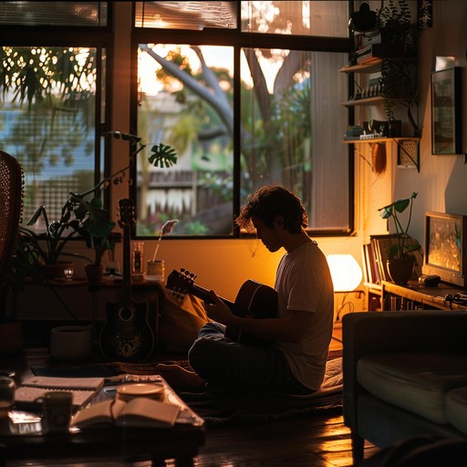 A guitar driven composition that dives deep into the introspective corners of the soul. The music is tender and serene, encouraging moments of reflection and inner peace. Ideal for quiet evenings or solitary contemplation.