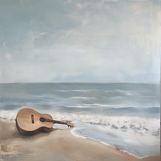 An instrumental piece that combines soothing guitar tunes with the relaxing soundscapes of ocean waves, creating a tranquil ambiance perfect for meditation and unwinding. The music evokes a peaceful seaside retreat, providing a mental escape to a serene coastal paradise.