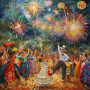 lively and festive brazilian folk dance music