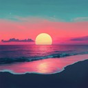 vibrant, happy tunes celebrating beachside walks, relaxing vibes