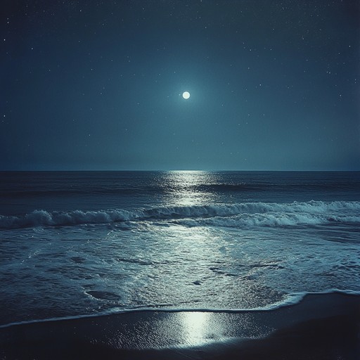 A delicate ballad featuring harp melodies intertwined with soft orchestral arrangements, recreating the calming ambiance of a moonlit coastal night. Perfect for moments of introspection and relaxation, this composition captures the essence of nighttime tranquility.