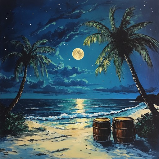 An instrumental calypso piece that blends the enchanting sounds of steel drums with subtle percussions, capturing the essence of mysterious tropical nights and the gentle caress of sea breezes. The melody weaves through hypnotic rhythms, inviting listeners to immerse themselves in the alluring atmosphere of an island evening.