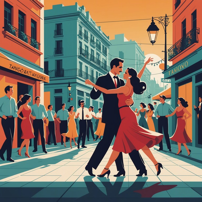 Imagine dancing through the colorful streets of buenos aires, where the energy of the city is matched only by the passionate rhythms of the accordion. This variant maintains a traditional tango style while infusing it with an energetic and festive mood.