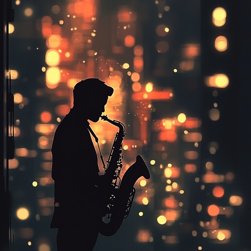 An instrumental track blending sultry jazz melodies with pulsating house beats, creating an atmosphere of intense passion and urban sophistication. The saxophone leads soulful improvisations over deep grooves, evoking feelings of desire and late night city life.