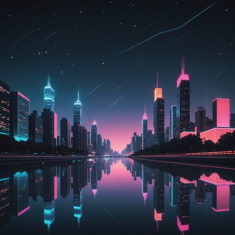 This track leverages the unique blend of old and new electronic elements to create a compelling ambiance. Amidst the backdrop of a sprawling neon lit city, listeners will feel like they're cruising through a cyberpunk saga, where each note reflects the gleam of a distant digital age.