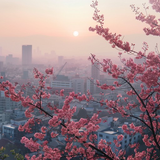 This track merges the timeless allure of the han river with the modern vibrancy of seoul during cherry blossom season, focusing on a purely instrumental rendition that brings a sense of tranquility to its listeners.