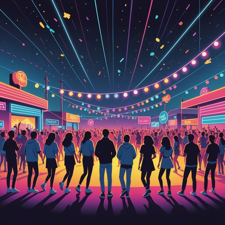 This track blends high energy electronic beats with the nostalgic melodies characteristic of german schlager, creating a festival like atmosphere that is simultaneously modern and traditional. Expect pulsating rhythms overlaid with the distinctive smoothness of an accordion, evoking images of lively european festivities under glittering neon lights.