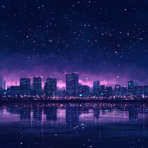 An instrumental smooth dancepop track that combines chilled beats, soft basslines, and ethereal synthesizer melodies to create a serene, late night atmosphere reminiscent of quiet city streets under moonlight.