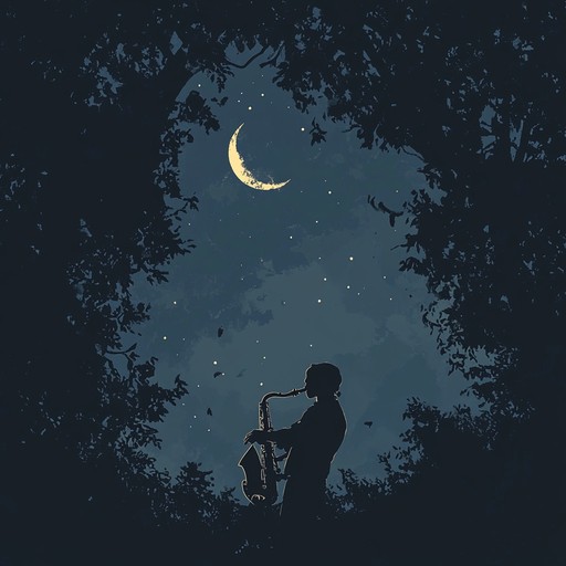 This instrumental piece captures the essence of a moonlit evening with soulful jazz influences. A soft saxophone leads the melody, weaving heartfelt and serene notes, accompanied by subtle piano chords and a gentle rhythm section. The music evokes a sense of nostalgia, serenity, and warmth, making it perfect for reflective moments and intimate gatherings.