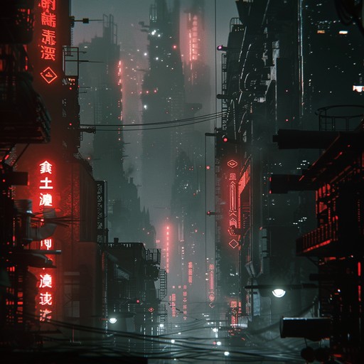 A brooding, tension filled track with dark electronic rhythms and edgy modern beats. It blends futuristic textures with a driving beat, creating a powerful atmosphere that feels intense and suspenseful. Ideal for creating a sense of unease and mystery, it captures the essence of a neon lit dystopian landscape.