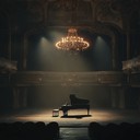 an instrumental dark cabaret piece with haunting, relaxed piano melodies.