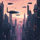 an electrifying journey through a futuristic cyberpunk cityscape sound