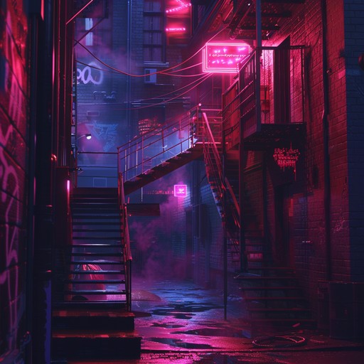 Navigate the gritty streets with pulsating beats, weaving through alleyways and night markets in a fast paced, kinetic ride. The track immerses you in an urban jungle, creating a thrilling atmosphere with layered synths and pounding basslines.