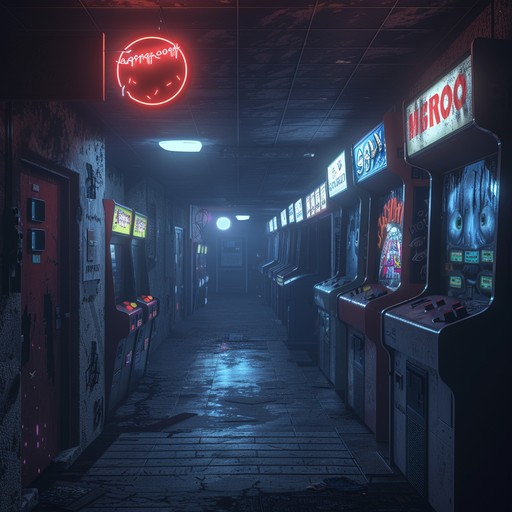 Immerse yourself in the bittersweet sounds of a forgotten arcade, where each note conjures images of neon lights and the echo of old game consoles. The sound is atmospheric and layered with subtle electronic glitches that mimic the sound of vintage arcade machines breathing life again.