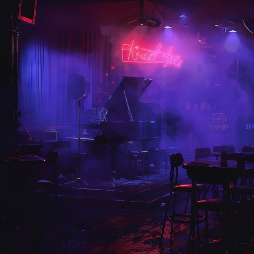 Dive into the shadows with this dark, brooding jazz piece. The sultry saxophone melodies intertwine with menacing basslines and haunting piano chords, creating an eerie yet soulful soundscape. Picture a smoky, dimly lit jazz club where the only source of light is the occasional flicker of neon signs outside, and the music evokes a sense of mystery and suspense.