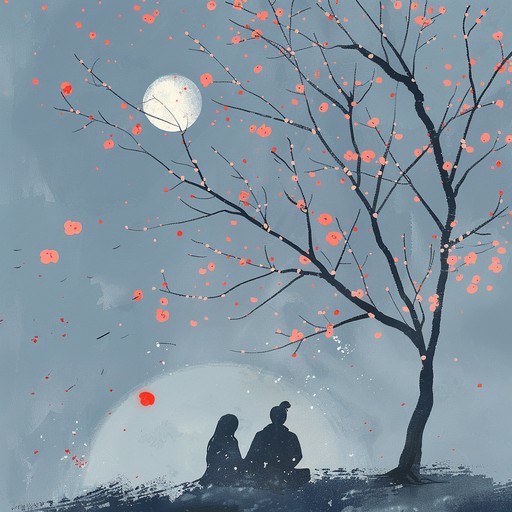 An instrumental composition inspired by love blooming amidst cherry blossoms. Gentle piano melodies weave through the track, supported by lush strings, creating a tender, emotionally stirring piece perfect for romantic moments.