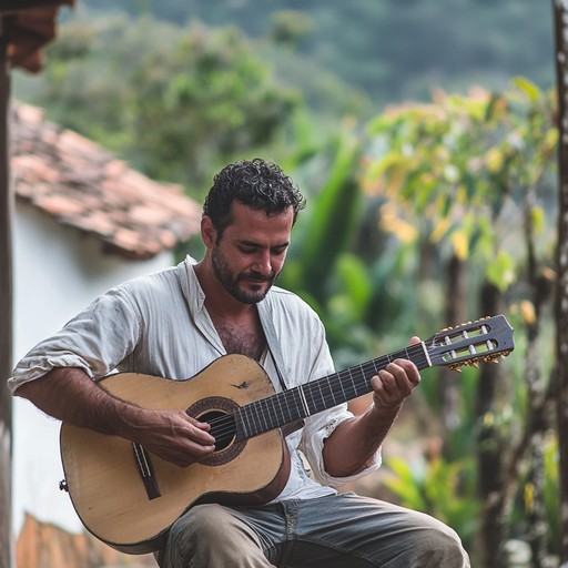 A track painting vivid imagery of brazilian countryside celebrations, harnessing the dynamic and uplifting qualities of modern sertanejo. Joyful guitar riffs and vibrant rhythms create an irresistible atmosphere for any festivity.