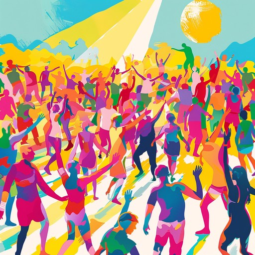 An upbeat, dynamic mambo track celebrating the lively and joyous vibes of a summer festival. It combines vibrant brass sections and rhythmic percussion to create an irresistibly danceable atmosphere, perfect for any celebratory occasion.