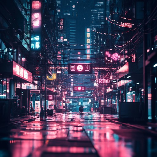 High energy instrumental track incorporating dynamic synths, driving bass, and sharp electronic elements, capturing the urgent pace and futuristic vibes of a cyberpunk metropolis. Pulsating rhythms create an immersive auditory journey through neon lit streets.