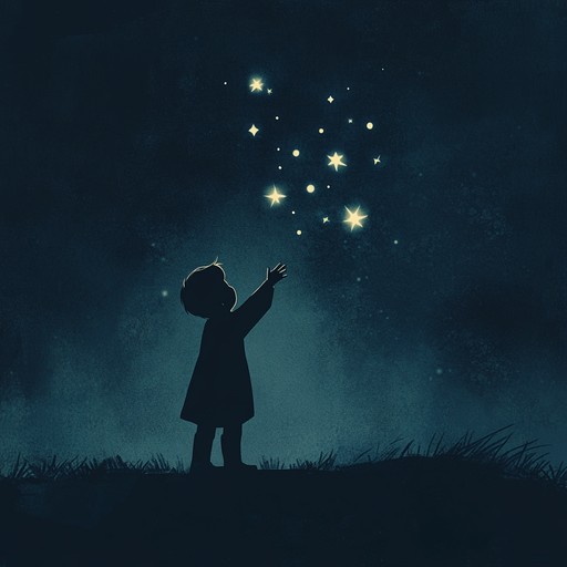 An instrumental lullaby that reflects a child's longing and dreams as they look up at the starry night, featuring tender music box melodies that evoke nostalgia and serenity