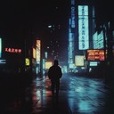 brooding synthwave journey through desolate neon lit cityscapes.