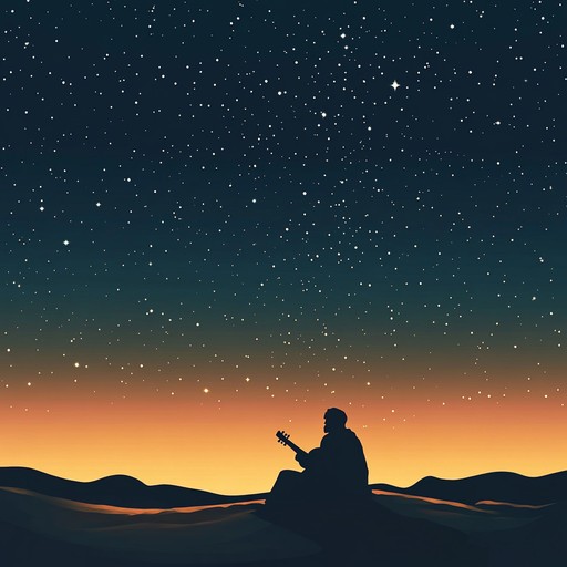 A soothing, intimate middle eastern piece featuring the oud, conveying a sense of love and mystery inspired by the vast desert under a star filled sky. The gentle melodies invite listeners into a world of timeless stories and profound peace.