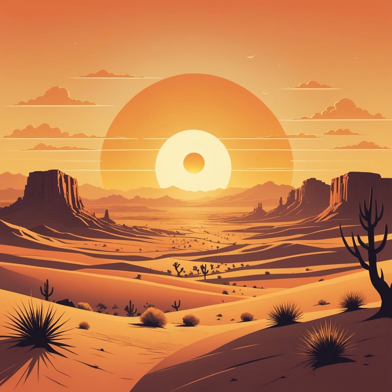 This track seamlessly blends traditional african instruments with modern ethereal soundscapes, creating a sunrise like awakening effect that feels like a hopeful journey across the vast sahara. The music conveys both the majesty of the desert and a sense of optimistic exploration.