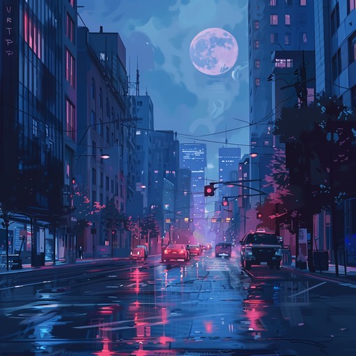 Drive through the night with soulful, introspective phonk. Haunting beats combined with atmospheric elements create a unique journey, blending melancholic piano melodies with smooth saxophone and deep basslines. Ethereal synths add to this reflective nocturnal vibe.