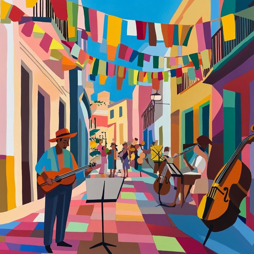 A vibrant blend of latin percussion and melodic themes that captures the spirit of celebration and happiness found in latin cultures