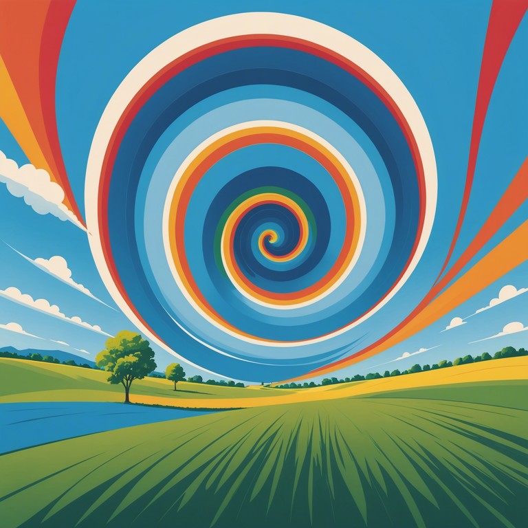 Embark on a sonic adventure filled with bright melodies and swirling psychedelic effects, capturing the essence of a colorful, carefree summer day. This track leverages the textured sounds of the sitar to bring forth a spirited and enchanting musical landscape, reminiscent of the vibrant 60s and 70s psychedelic era styled with a modern cheerful twist.